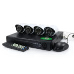 Комплект відеоспостереження DVR 4 камери 0,3 Мп AHD 6145AHD-P4