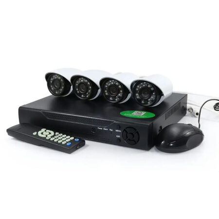 Комплект відеоспостереження DVR 4 камери 0,3 Мп AHD 6145AHD-P4